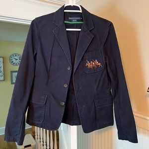 Navy blue women’s Ralph Lauren blazer